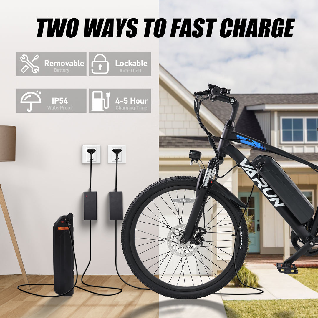 VARUN M24 Ocelot | Electric CityTraveler Bike-Black