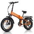 VARUN Folding Electric Bike for Adults - Peak 750W Fat Tire Electric Bike with 48V 13Ah Anti-Theft Battery - Full Suspension Ebike for All Terrains Up to 25+MPH, 60+ Miles