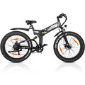 VARUN Electric Bike for Adults - Peak 500W Folding Electric Bike for Adults with 48V Anti-Theft Battery - Full Suspension Ebike for All Terrains Up to 25+MPH，60+ Miles