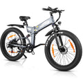 VARUN Electric Bike for Adults - Peak 500W Folding Electric Bike for Adults with 48V Anti-Theft Battery - Full Suspension Ebike for All Terrains Up to 25+MPH，60+ Miles