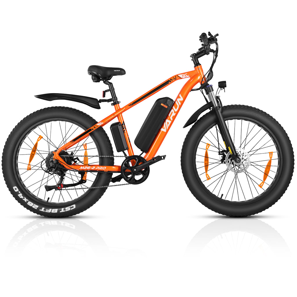 Varun Electric Bike - Peak 250W/500W Folding Ebike for Adults Up to 40 Miles 20MPH, 48V Removable Lithium-Battery, Stylish 26