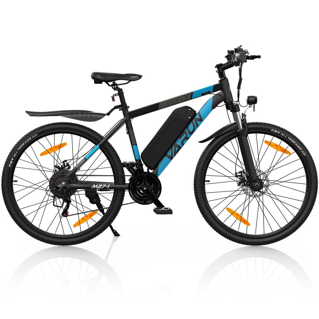 VARUN Electric Bike for Adults, Carry APP and 500W 20MPH Commuter Ebike with 48V Removable Battery, 24'' Electric Mountain Bike with Front Fork Suspension and Dual Disc Brakes