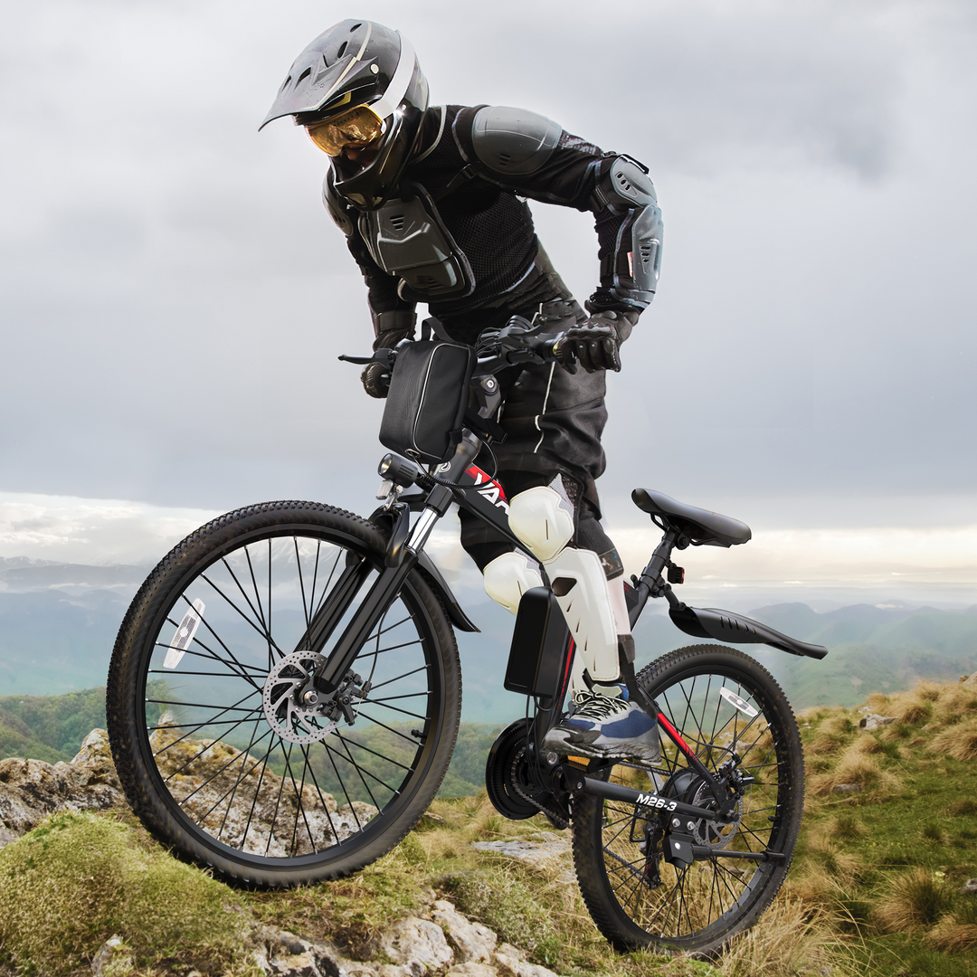 VARUN M26 Storm | Foldable Electric Mountain Bike-Black