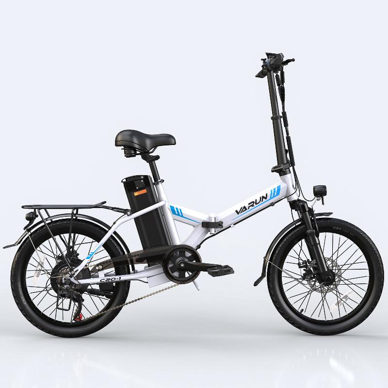 VARUN C20 Blaze | Foldable Electric City Bike-White