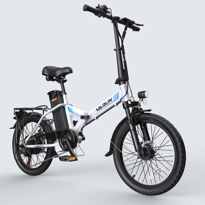 VARUN C20 Blaze | Foldable Electric City Bike-White